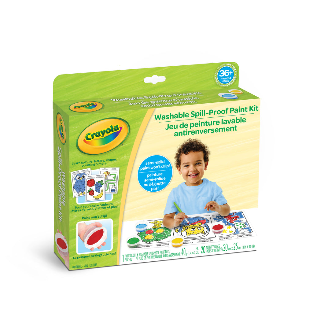 Crayola Young Artists Washable Spill Proof Paint Kit