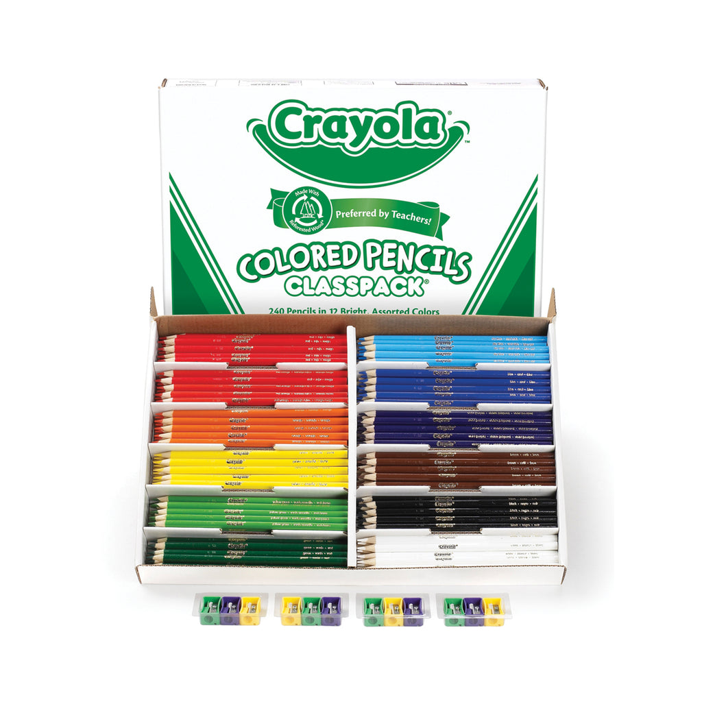 Crayola Coloured Pencils Classpack, 240 Count