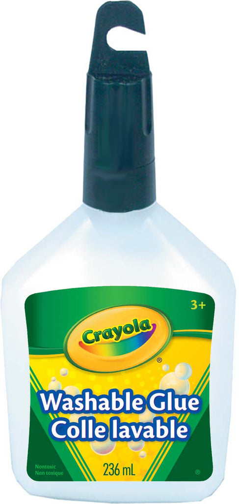Crayola Washable No-Run School Glue, 236 ml