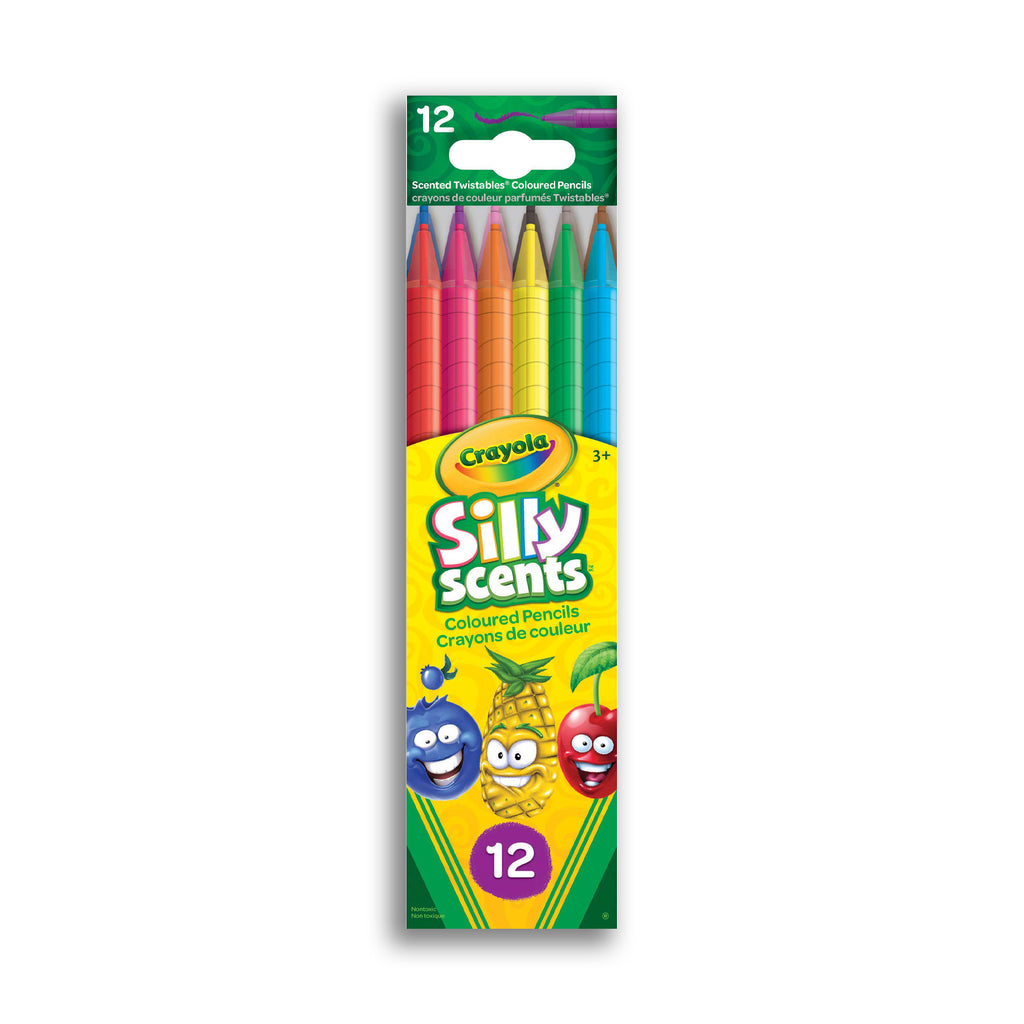 Crayola Silly Scents Twistables Coloured Pencils, 12 Count