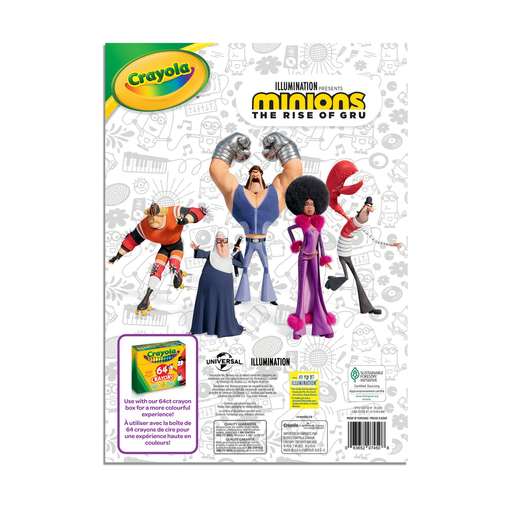 Crayola 48 Page Colouring Book, Minions 2