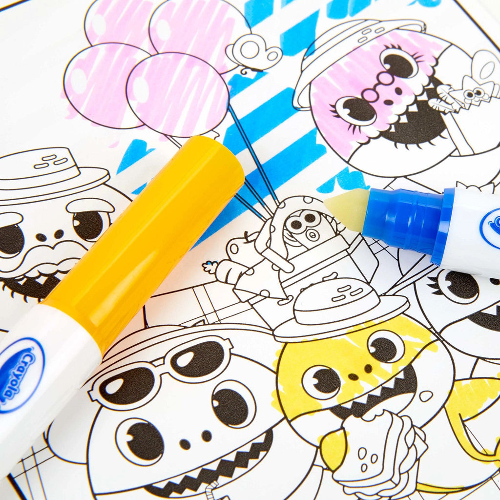 Crayola Color Wonder Mess-Free Colouring Pages & Mini Markers, Pinkfong Baby Shark